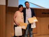 Neus Sanromà i Pablo García de la URV, premiats per la Fundació Roca i Galès